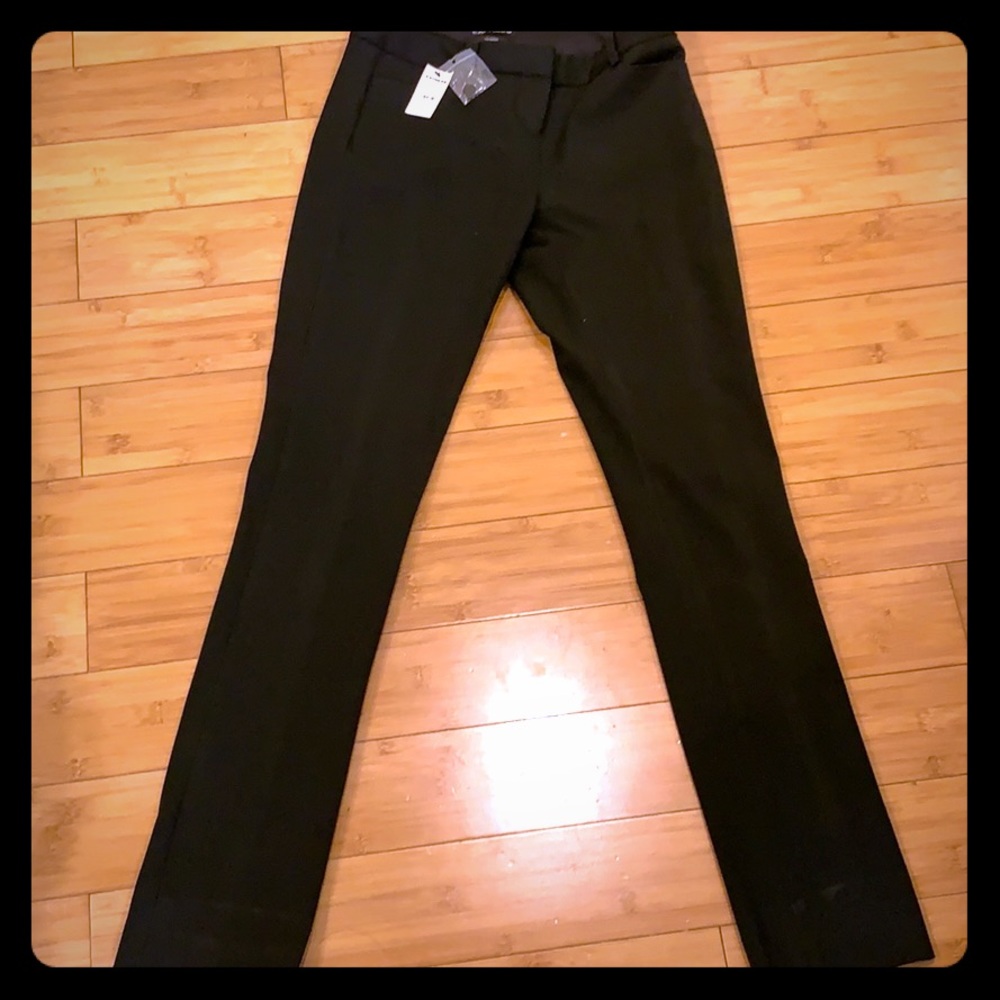 Express, black columnist pants, 0R. Brand new!